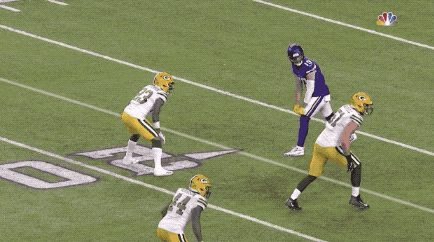 Alexander great coverage but Thielen snags it